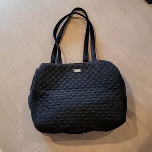 Lauren Ralph Lauren Black Quilted Shoulder Bag